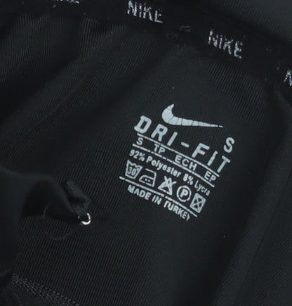 Nike Women's Black Dri-FIT 1/4 Zip Pullover Sweatshirt Size S