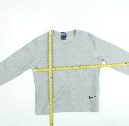 Mens UK Size S Nike Grey Pullover Sweatshirt