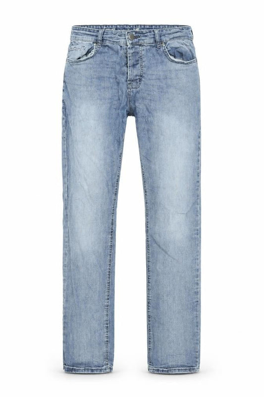Denim & Co. Men's Blue Light Wash Straight Fit Stretch Jeans Size L