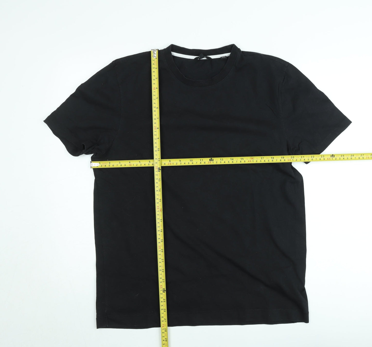 Ted Baker London Men's Black Crew Neck Cotton T-Shirt Size M