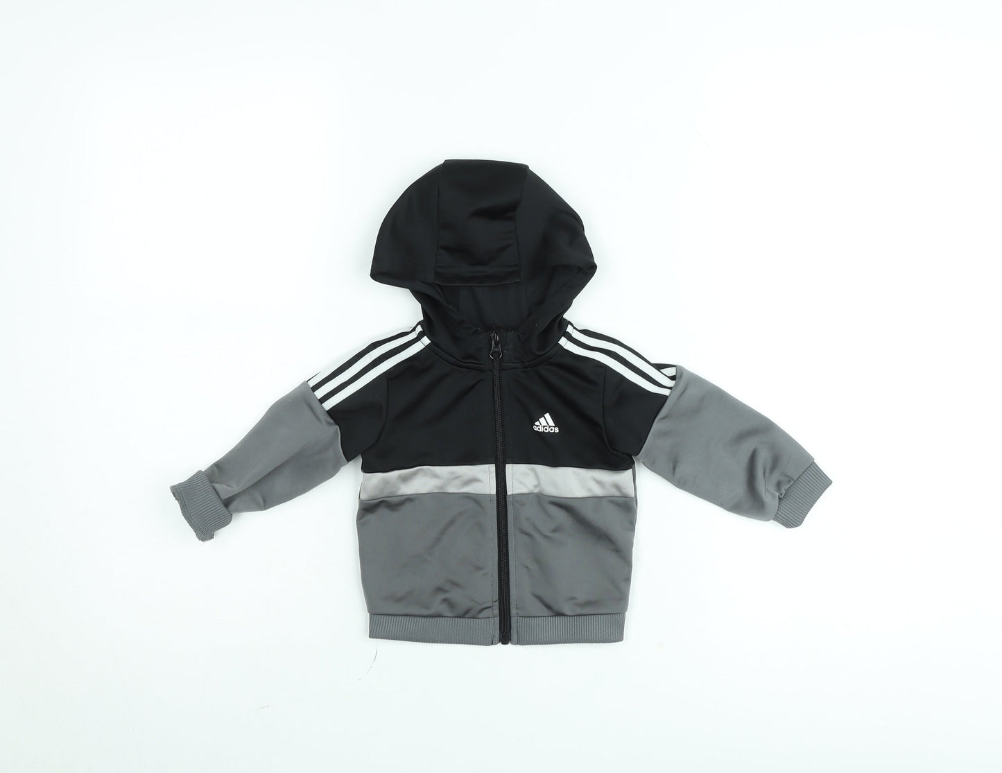 Boys UK Size 6-9 Months adidas Grey Track Jacket