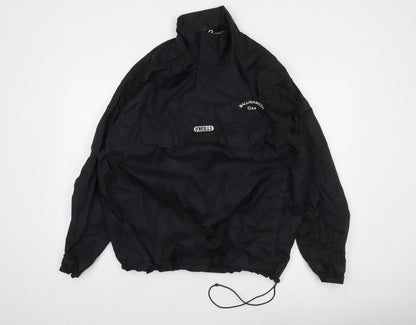 O'Neills Men's Black L Windbreaker Sports Jacket Lightweight