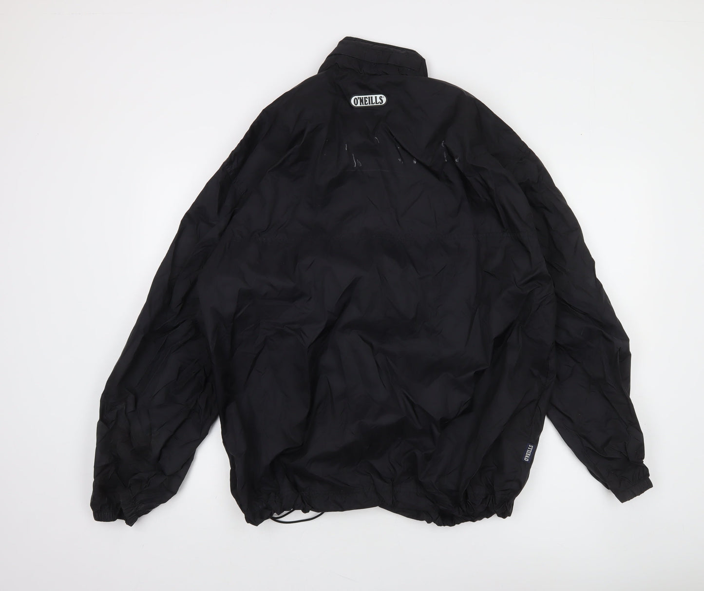 O'Neills Men's Black L Windbreaker Sports Jacket Lightweight