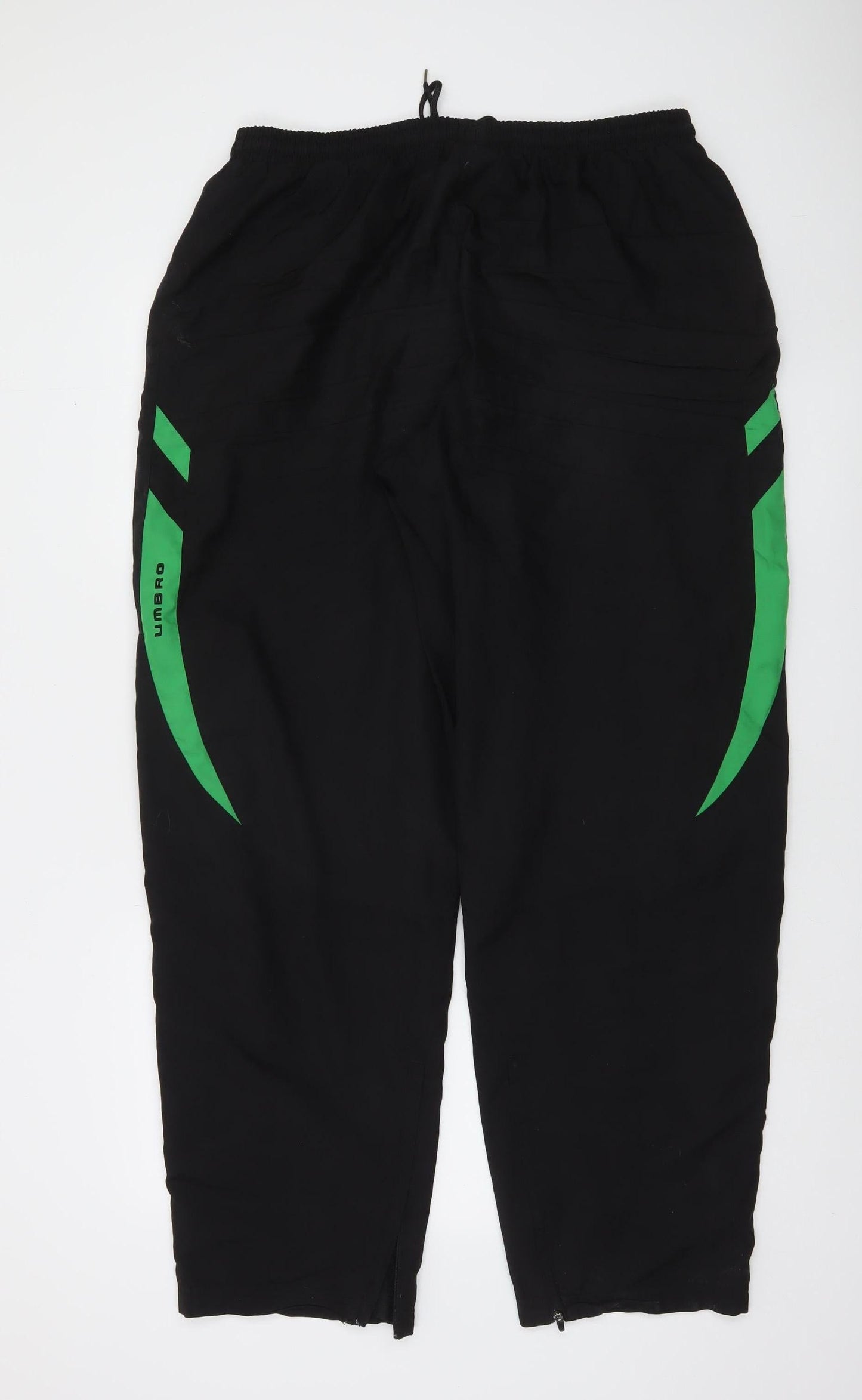 Umbro Men's Black XL Joggers Sports Trousers with Ankle Zips