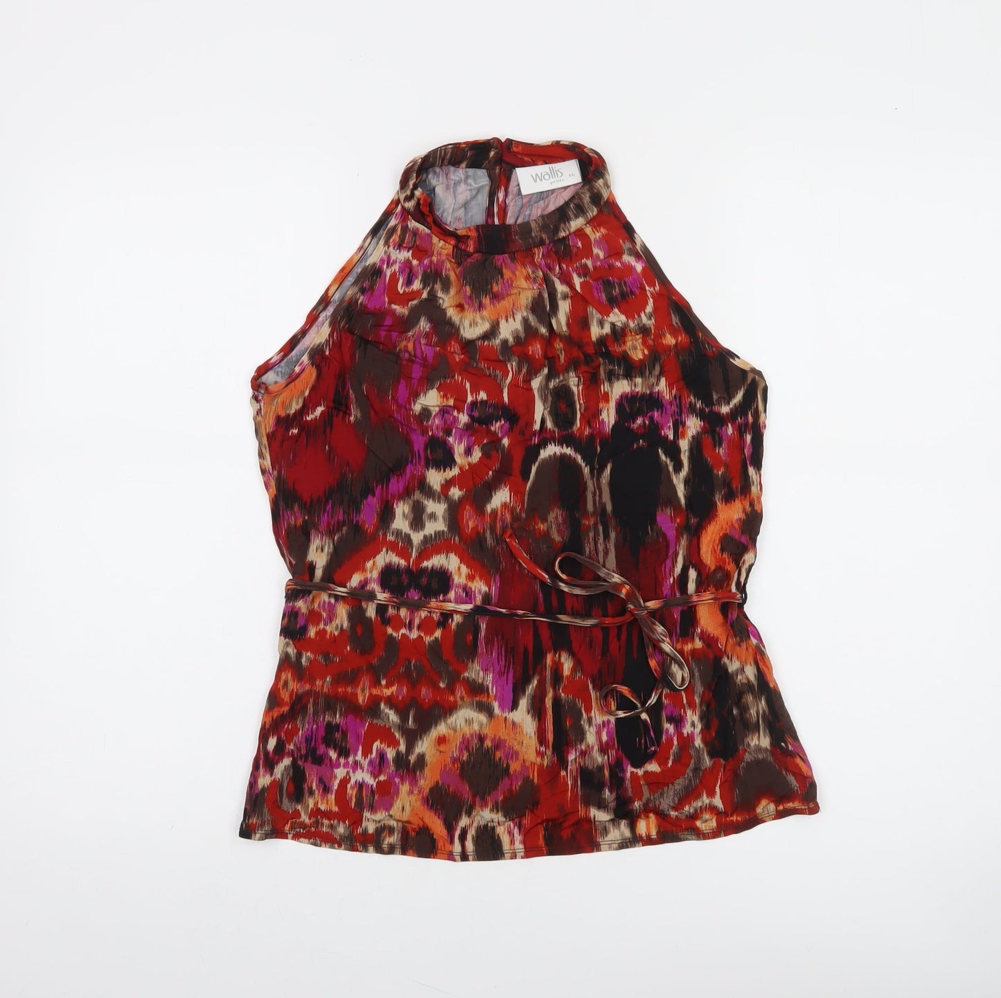 Wallis Women’s Multicoloured Petite 14 Halter Camisole Blouse