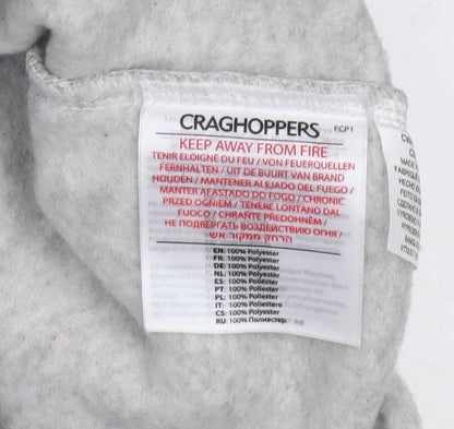 Craghoppers Women Grey Crew Neck Long Sleeve Sweatshirt UK16
