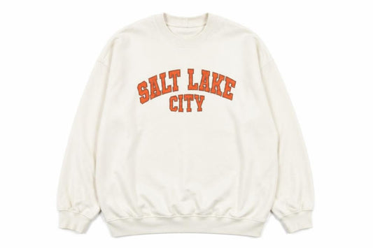 H&M Women White Salt Lake City Pullover Sweatshirt Size 12