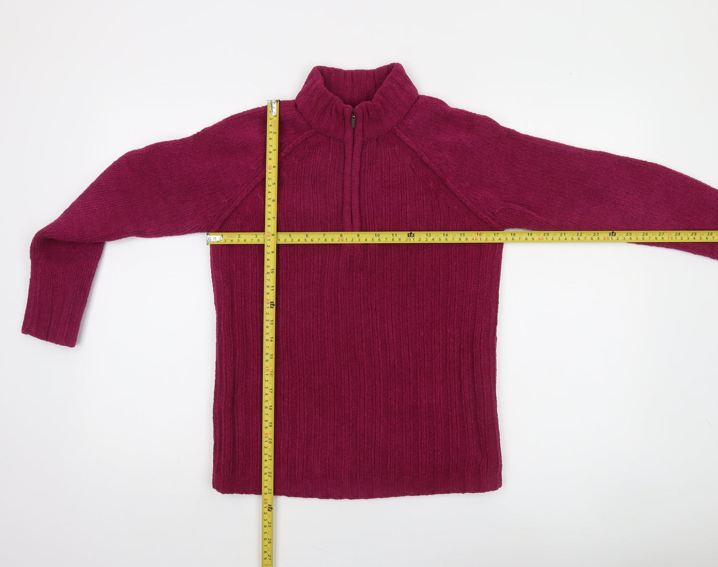 Womens UK Size 8 Peter Storm Purple Half Zip Jumper