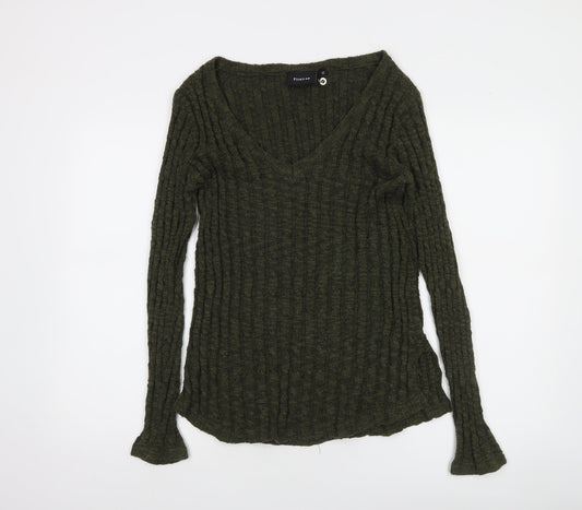 Womens UK Size 12 Firetrap Green Pullover Jumper