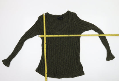 Womens UK Size 12 Firetrap Green Pullover Jumper