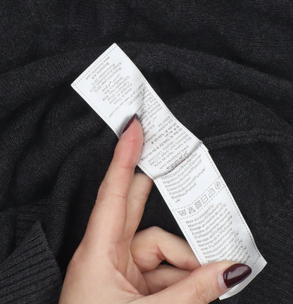 Jack & Jones Men’s Black Cotton Crew Neck Pullover Jumper M