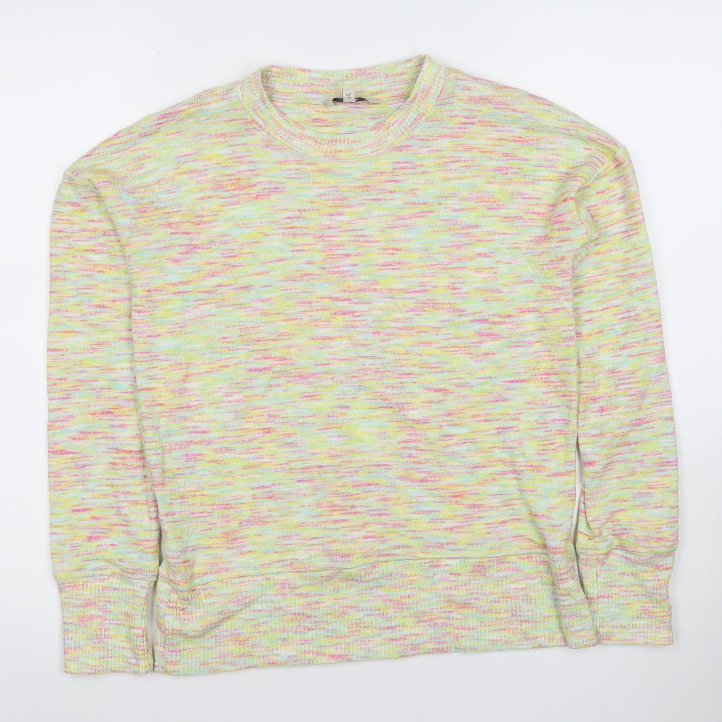 Next Womens Multicoloured Knit Pullover Sweatshirt UK 6 Viscose Blend