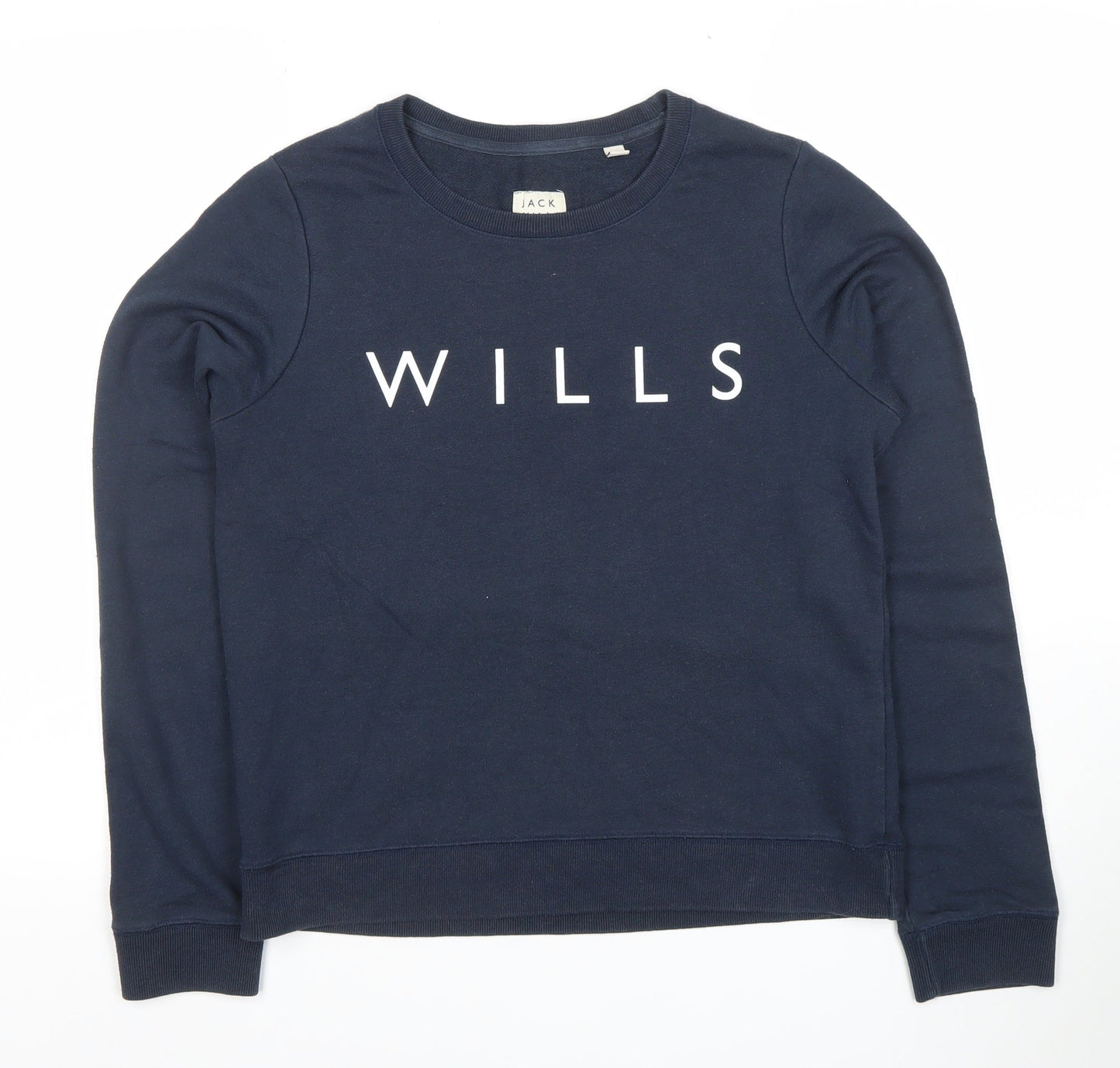 Womens UK Size 12 Jack Wills Blue Pullover Sweatshirt