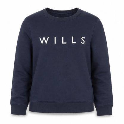 Womens UK Size 12 Jack Wills Blue Pullover Sweatshirt
