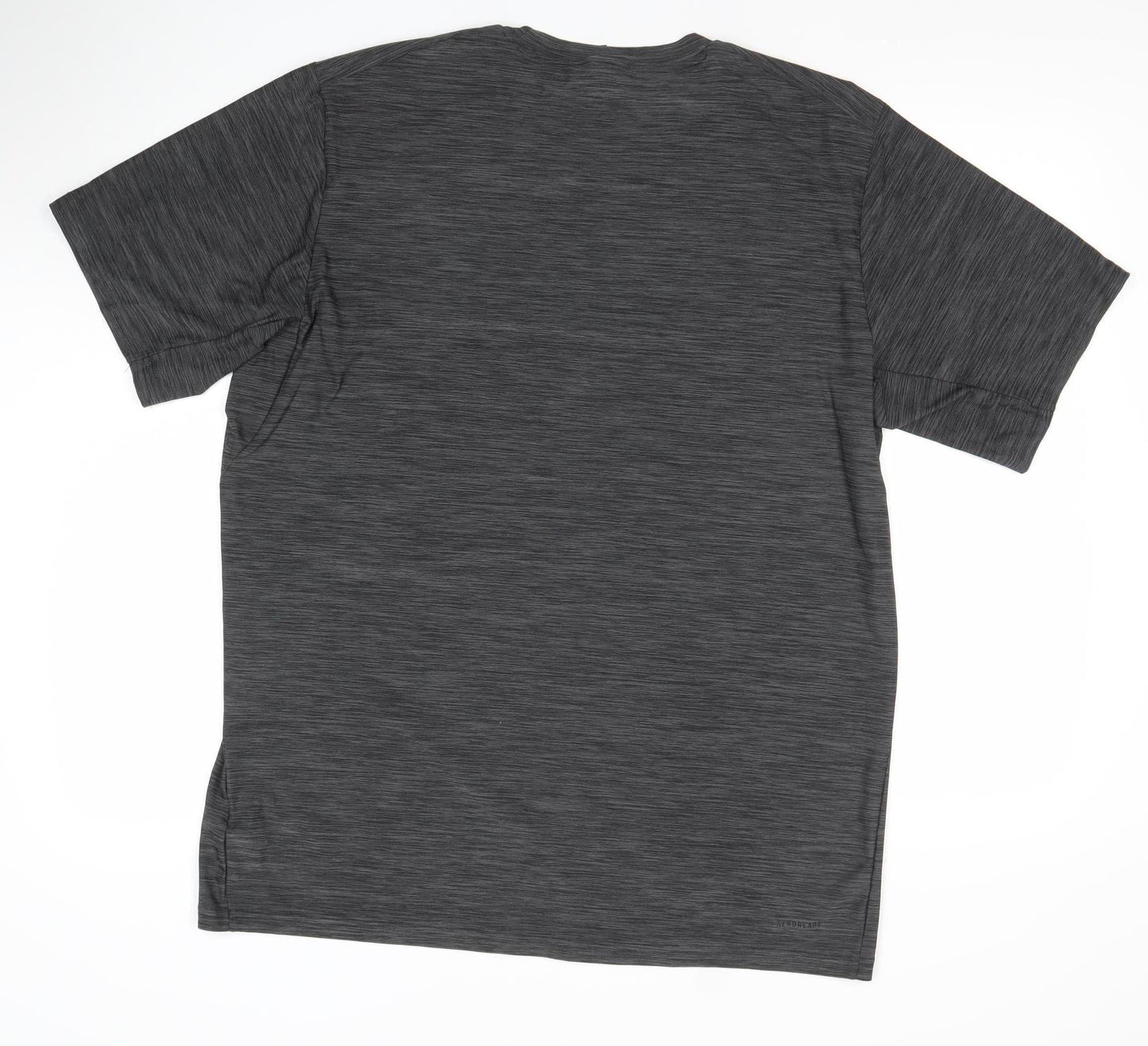 Adidas Men’s Grey Short Sleeve Athletic T-Shirt Size L