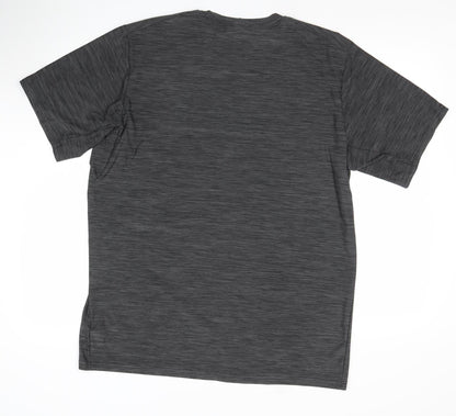 Adidas Men’s Grey Short Sleeve Athletic T-Shirt Size L