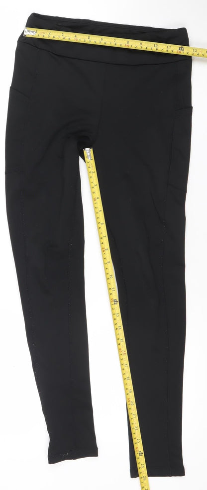 Dunnes Stores Women's Black 26in Waist Leggings Activewear Trousers