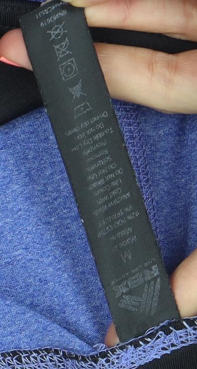 RBX Women's Blue Stretch Leggings Size M Moisture Wicking Activewear