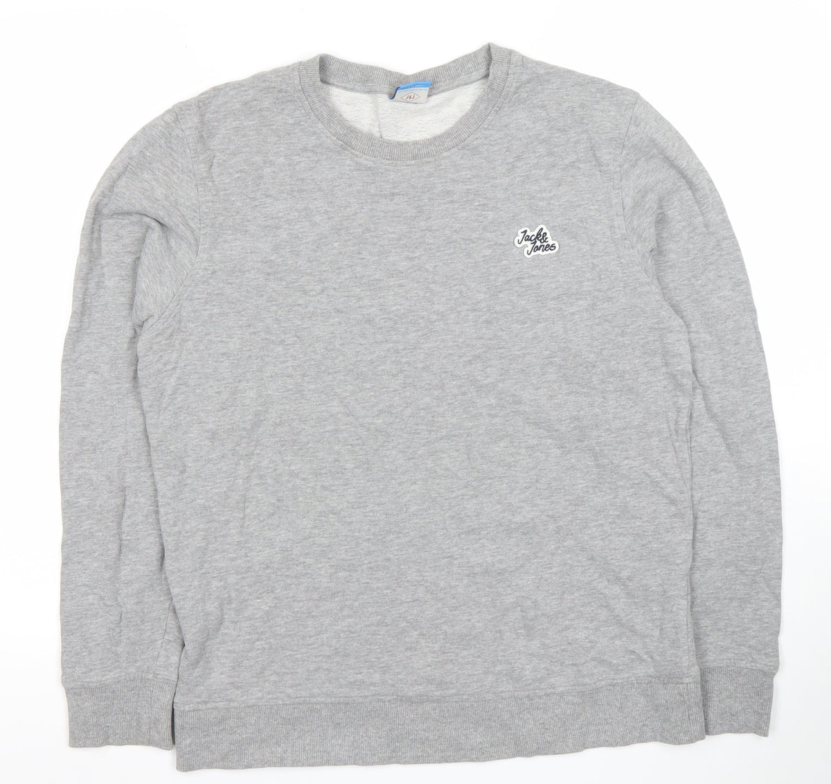 Mens UK Size L JACK & JONES Grey Pullover Sweatshirt