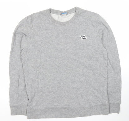 Mens UK Size L JACK & JONES Grey Pullover Sweatshirt