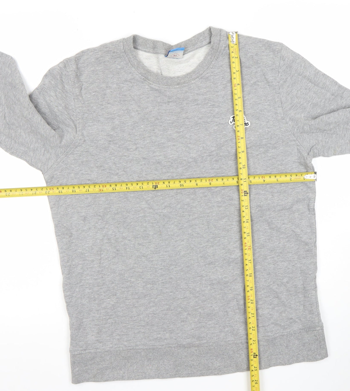 Mens UK Size L JACK & JONES Grey Pullover Sweatshirt