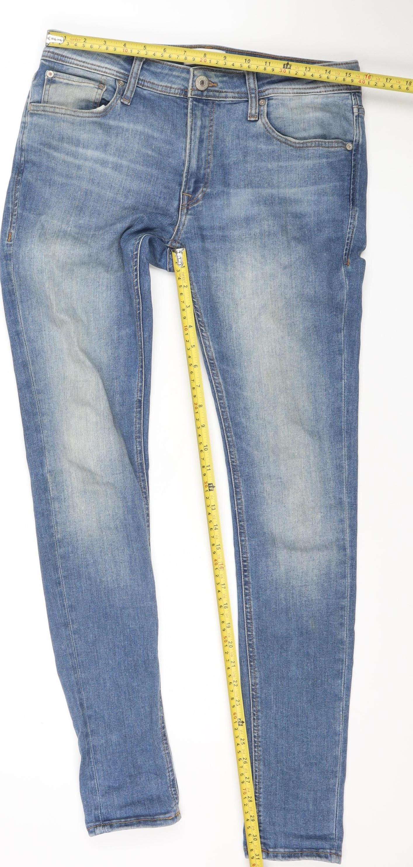 Jack & Jones Men’s Blue Slim Fit Denim Jeans 32x32