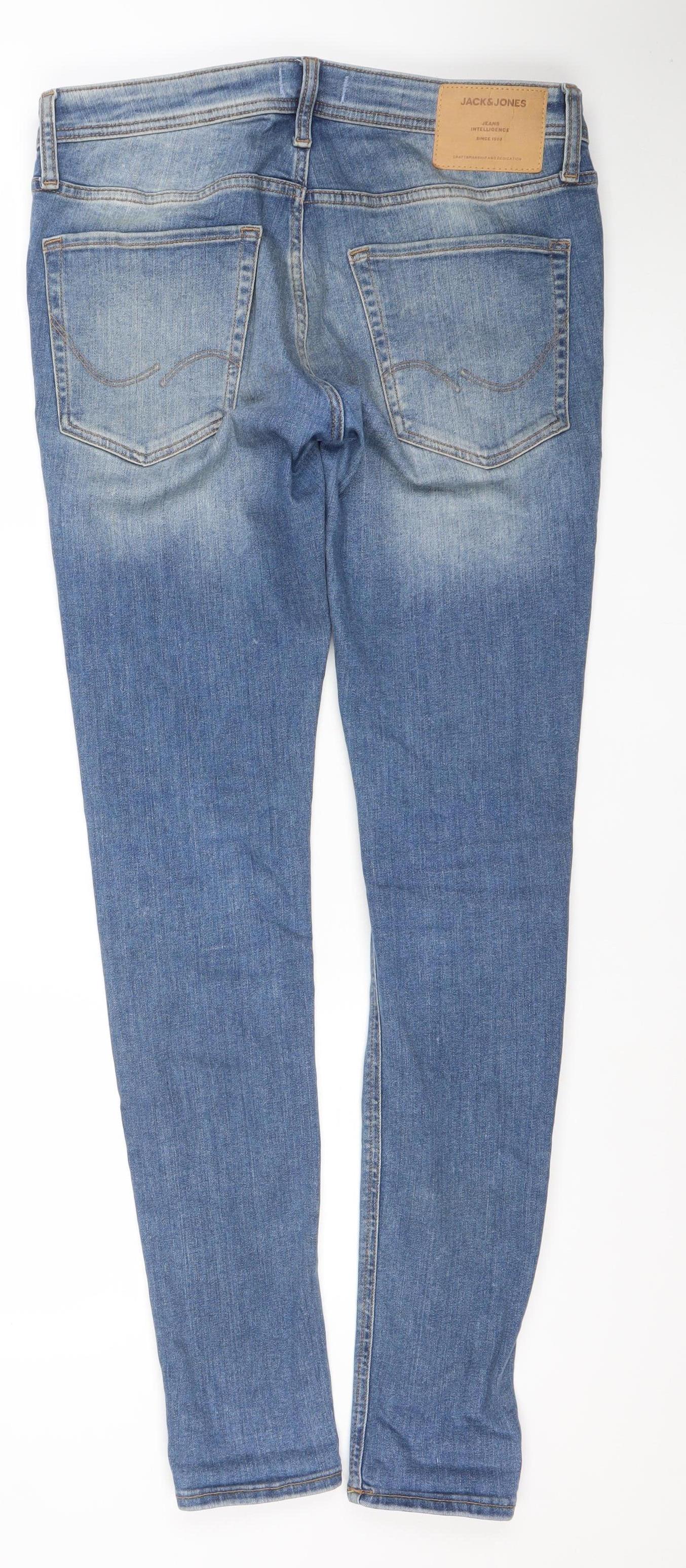 Jack & Jones Men’s Blue Slim Fit Denim Jeans 32x32