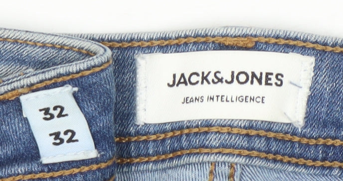 Jack & Jones Men’s Blue Slim Fit Denim Jeans 32x32