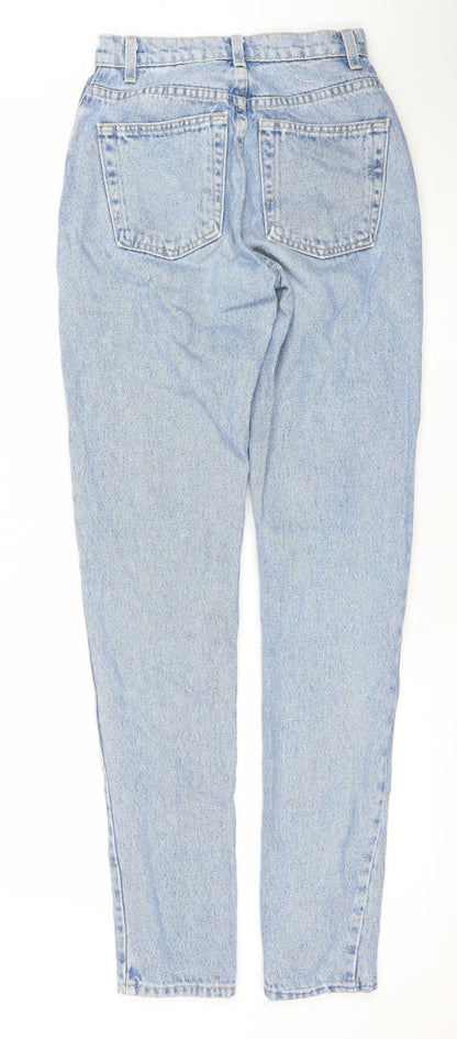American Apparel Women’s Blue High Rise Mom Jeans Size 24 Cotton Denim