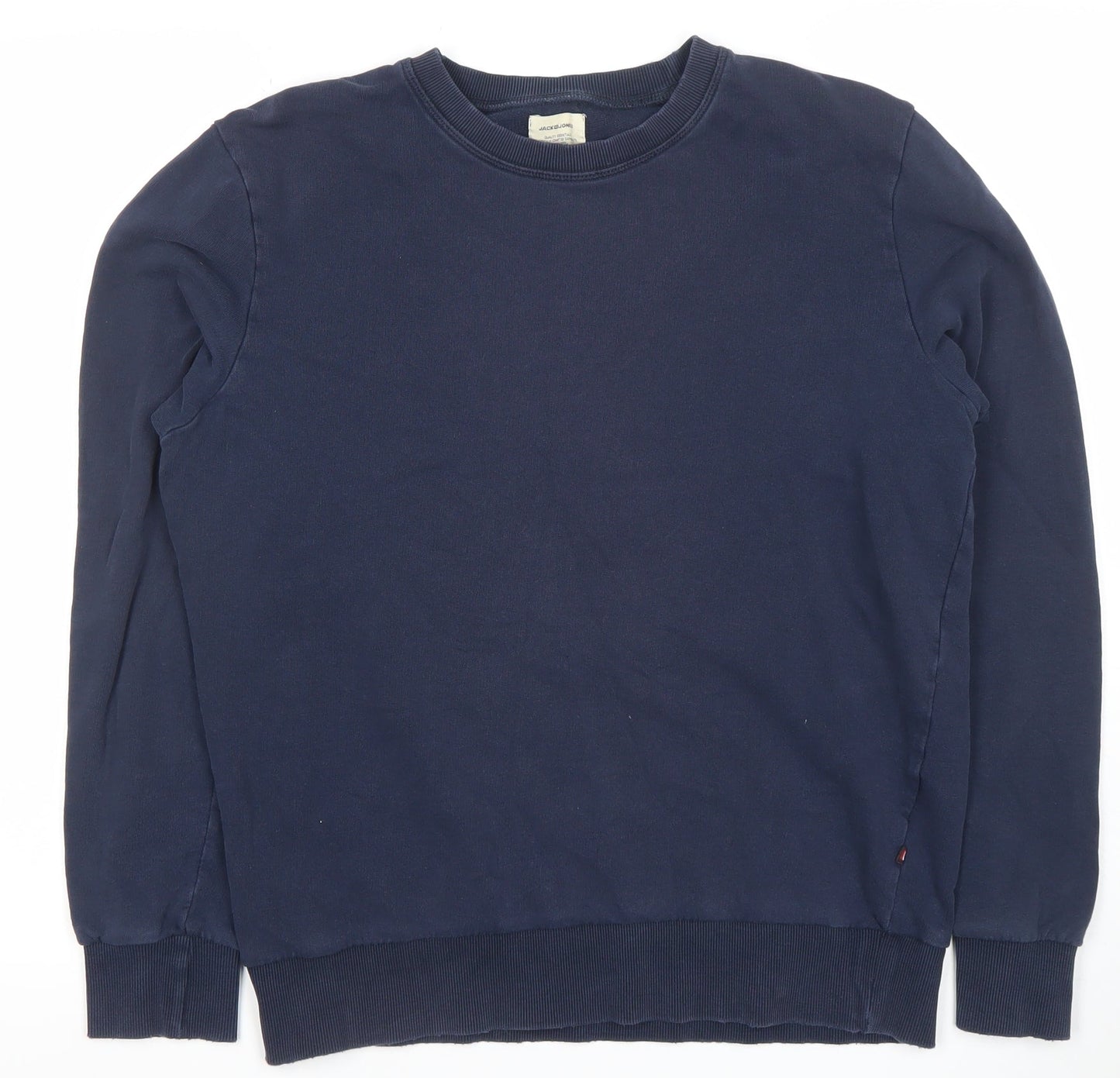 Mens UK Size M JACK & JONES Blue Pullover Sweatshirt