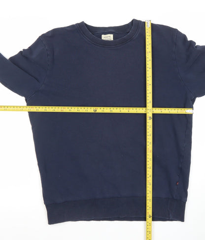 Mens UK Size M JACK & JONES Blue Pullover Sweatshirt