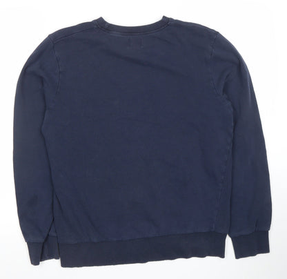 Mens UK Size M JACK & JONES Blue Pullover Sweatshirt