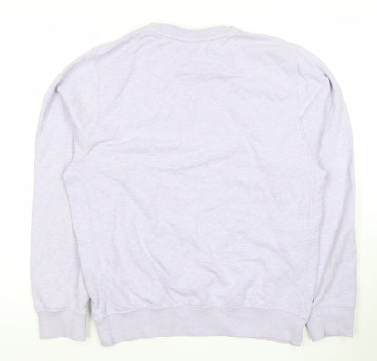 Nike Womens Lilac Crew Neck Long Sleeve Sweatshirt Size S