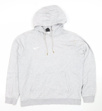 Mens UK Size M Nike Grey Pullover Hoodie
