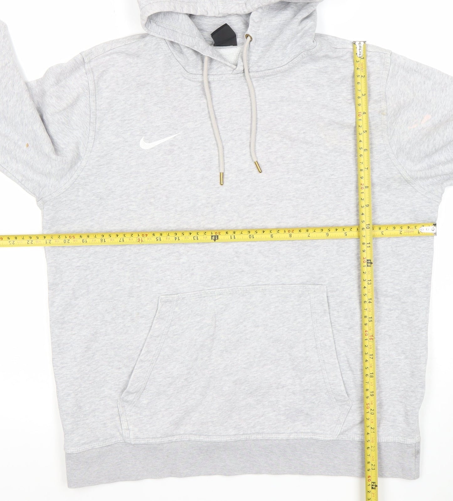 Mens UK Size M Nike Grey Pullover Hoodie
