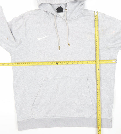 Mens UK Size M Nike Grey Pullover Hoodie