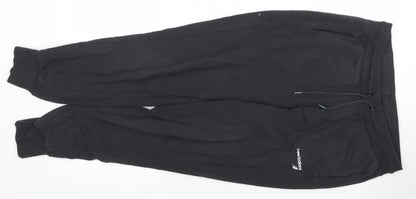 Womens UK Size M New Balance Relaxed Fit Jogger Black Trousers