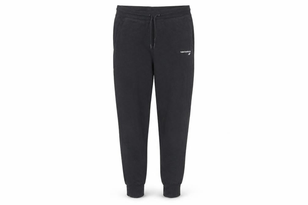 Womens UK Size M New Balance Relaxed Fit Jogger Black Trousers