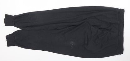 Womens UK Size M New Balance Relaxed Fit Jogger Black Trousers