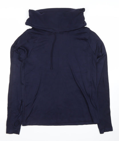 Dunnes Stores Women Navy Pullover Hoodie Medium Performance Sport Top