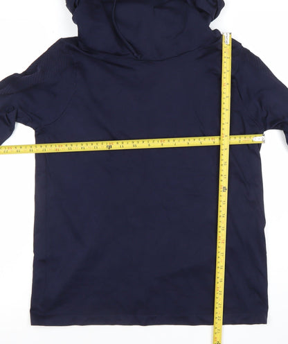 Dunnes Stores Women Navy Pullover Hoodie Medium Performance Sport Top