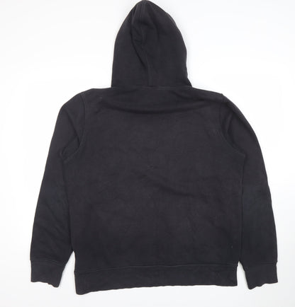 The North Face Men's Black Pullover Hoodie Size M Logo Outdoor Sweatshirt