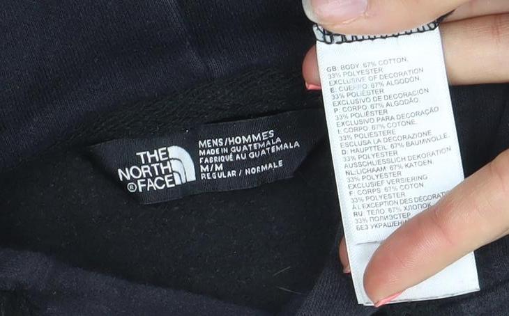 The North Face Men's Black Pullover Hoodie Size M Logo Outdoor Sweatshirt