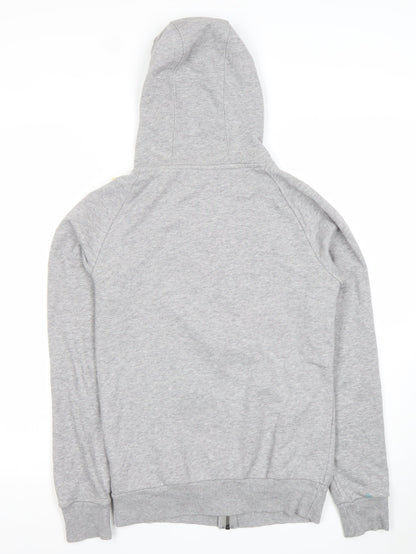 Adidas Originals Women's Grey Full Zip Hoodie Size 8