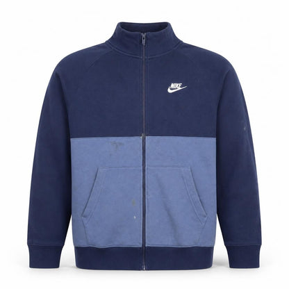 Mens UK Size M Nike Blue Full Zip Sweatshirt