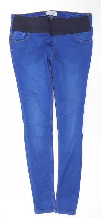 Marks and Spencer Maternity Blue Super Skinny Jeans UK 10