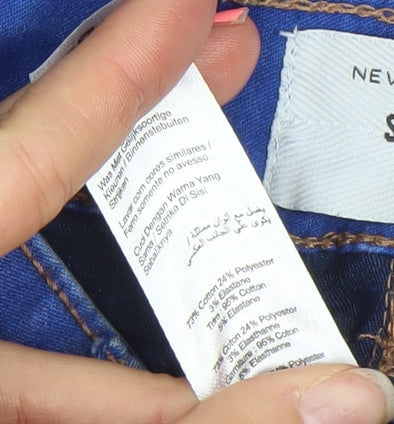 Marks and Spencer Maternity Blue Super Skinny Jeans UK 10