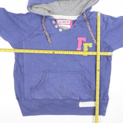 Joe Browns Womens Purple Size 10 Pullover Hoodie 100% Cotton