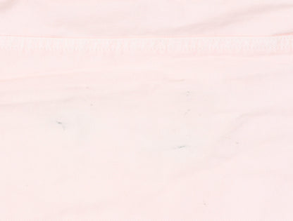 Zara Women Pink Straight Leg Cotton Jeans Size 10