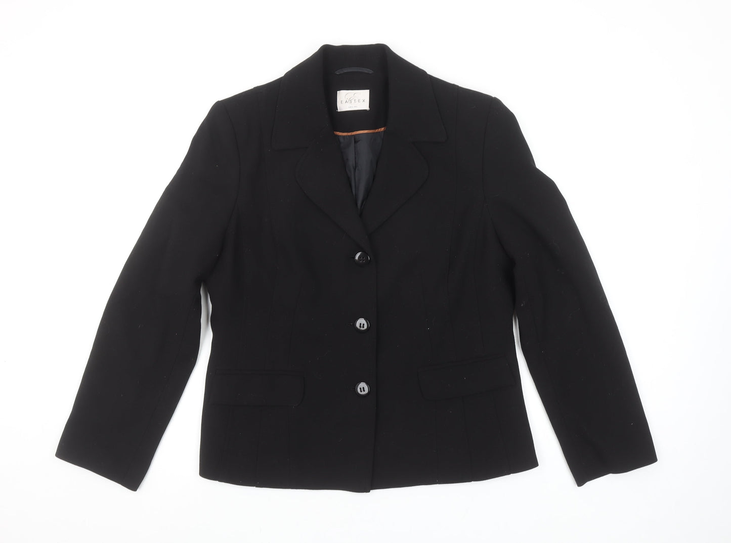 Eastex Women's Black Size 10 Tailored Blazer Jacket